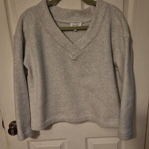 Have Women's Light Gray V-Neck Sweater
